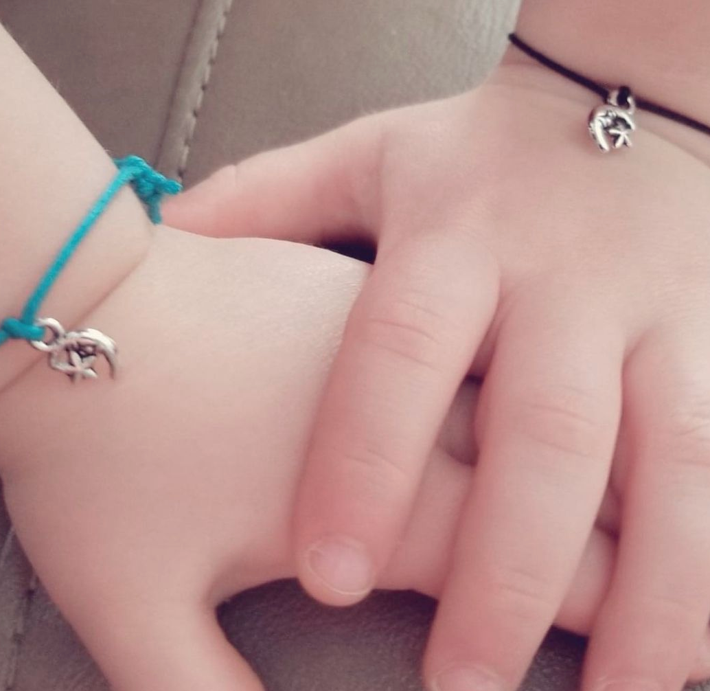 Hawk's Nest Jewelry Studio - Moon & Star Wishlet: Moon & Star Wishlet