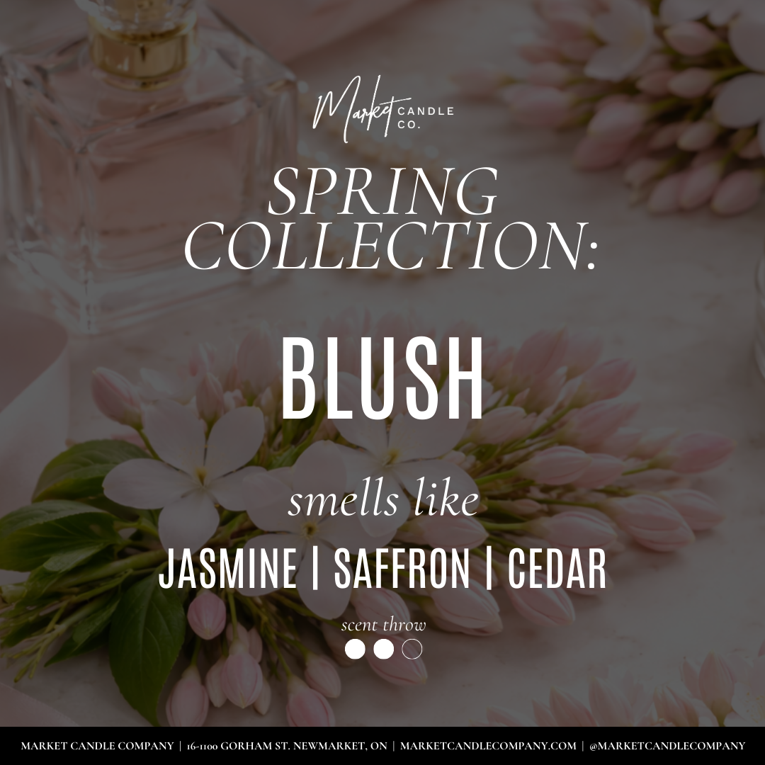 Market Candle Company - BLUSH SOY WAX CANDLE - LUXE VESSEL WITH BOX