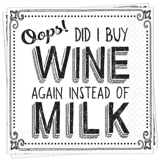 Twilight Collection - Oops  Cocktail Napkin