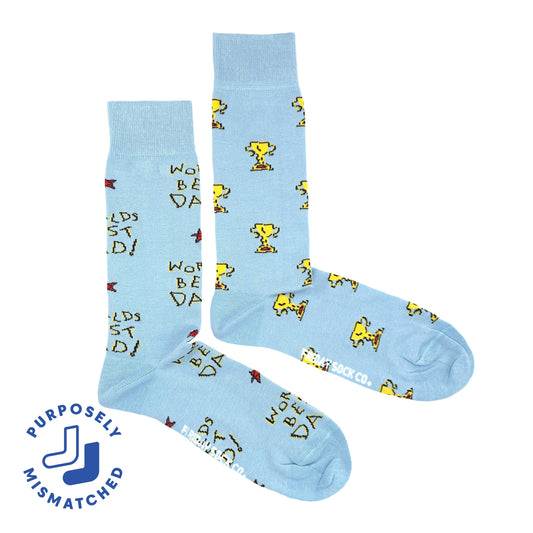 Friday Sock Co. - Men's Worlds Best Dad Socks: Men's 7 - 12