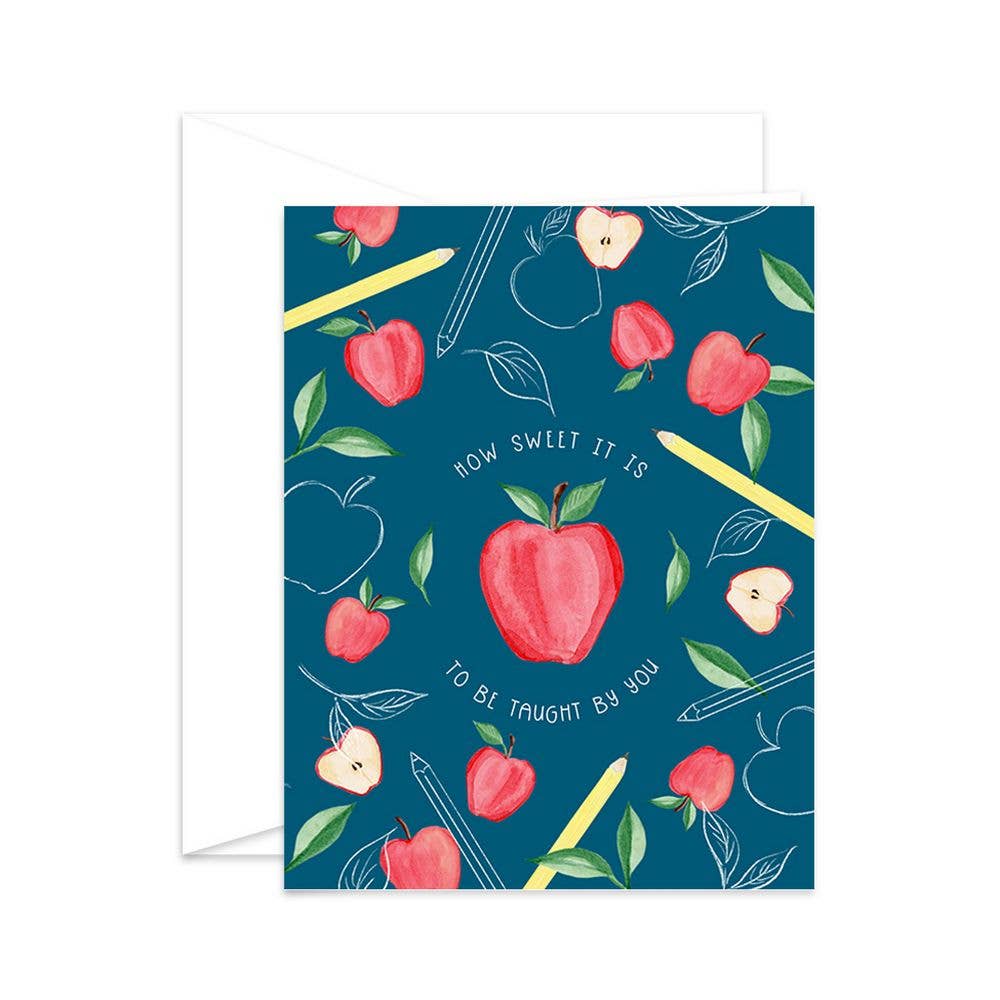 Almeida Illustrations - Teacher Appreciation Card: White
