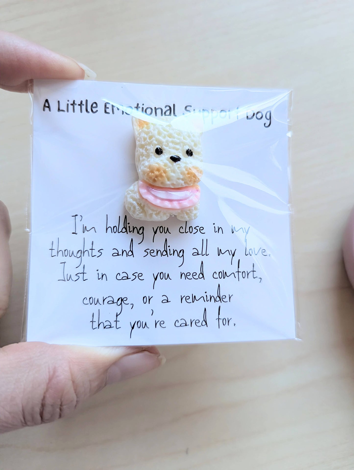 Uplifted Ink - Emotional Support Dog Card Sympathy, Encouragement & Thinkin