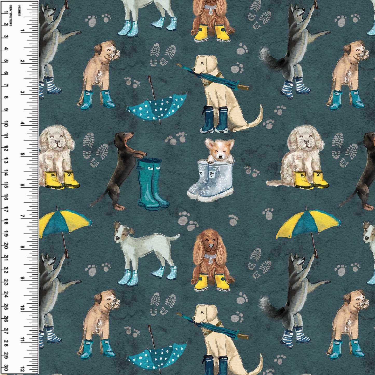 Busy Little Stitches - Dogs In Boots Toddler Blanket