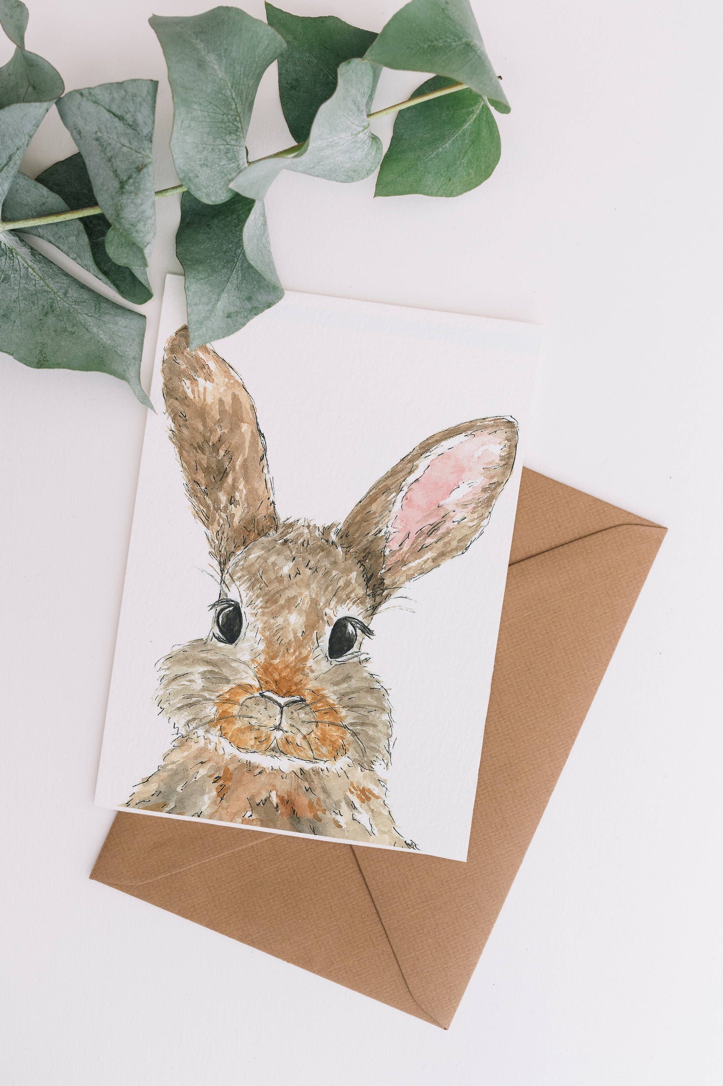 WLDFLWR Studio - Bunny Blank Greeting Card
