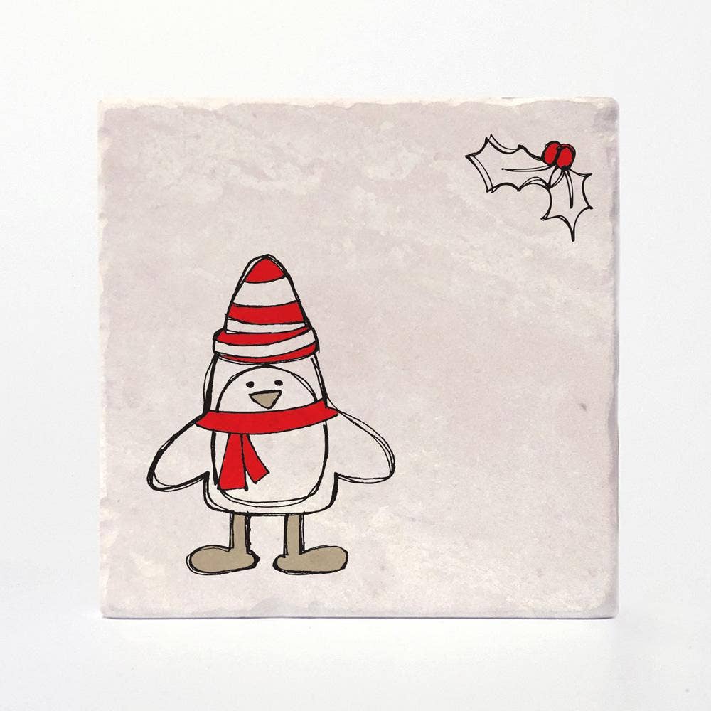 Christmas Cartoons Coasters: 4"x4"