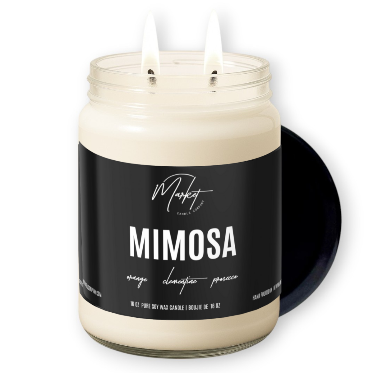 Market Candle Company - MIMOSA SOY CANDLE: 8 oz Single Wick