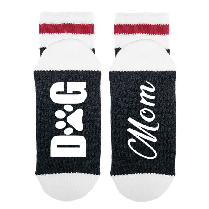 Sock Dirty to Me - Dog Mom - Socks: Matte White