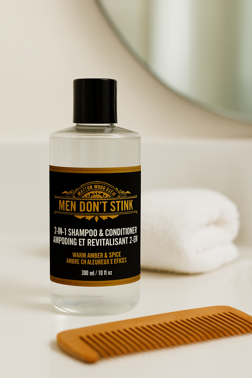 Walton Wood Farm - Men Don't Stink 2-in-1 Shampoo & Conditioner 300mL