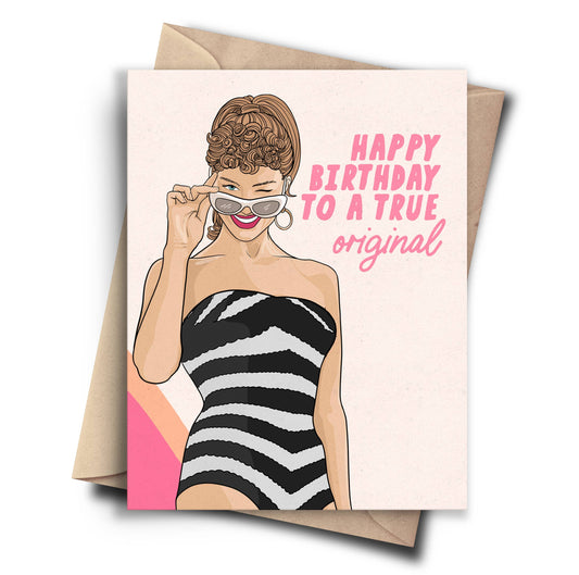 Pop Cult Paper - True Original Funny Birthday Card - Pop Culture Card