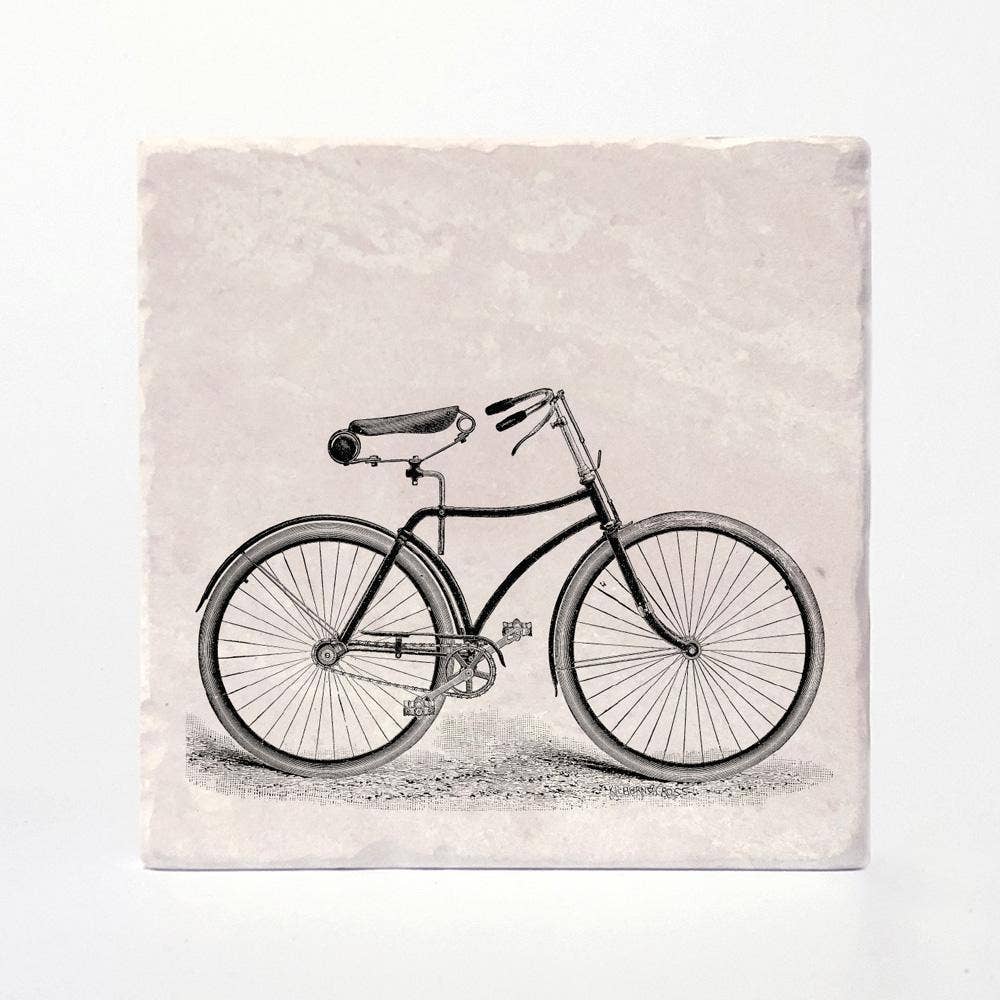 Versatile Coasters Canada - Old Timey Bicycle Coasters: 4"x4"