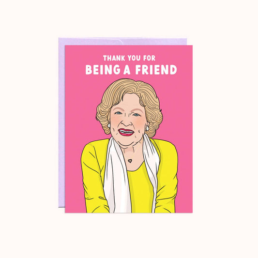 Party Mountain Paper co. - Betty "Thank You For Being a Friend" | Thank You Card