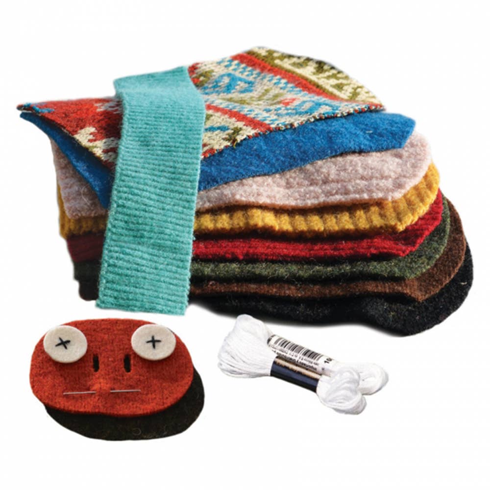 Cate and Levi - Unicorn Puppet DIY Sewing Kit | Reclaimed Wool