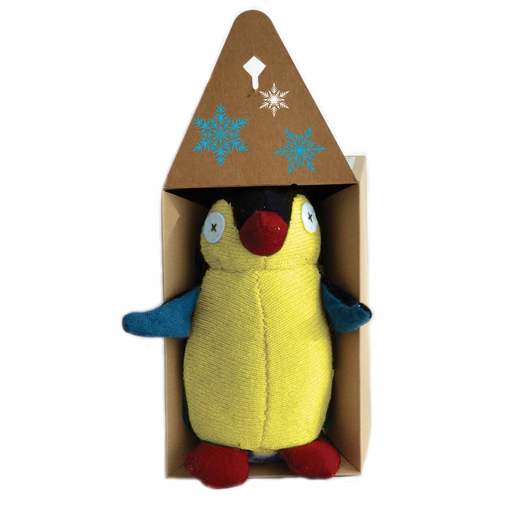 Cate and Levi - Penguin Stuffed Animal DIY Sewing Kit | Reclaimed Wool