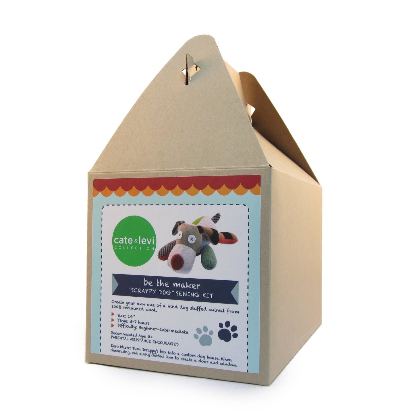 Cate and Levi - Scrappy Dog Stuffed Animal Kit | DIY Stuffed Animal Kit