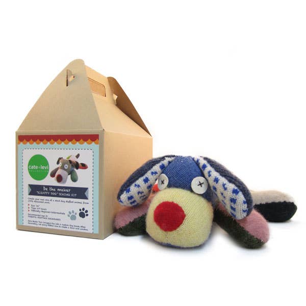 Cate and Levi - Scrappy Dog Stuffed Animal Kit | DIY Stuffed Animal Kit