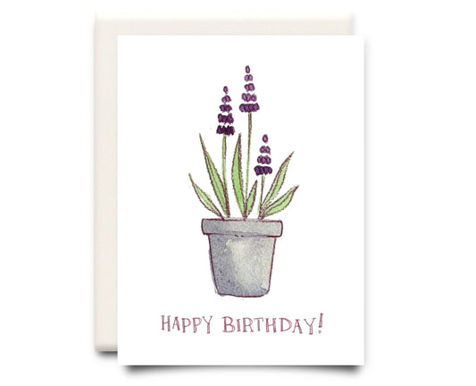 Inkwell Cards - Lavender Birthday | Greeting Card