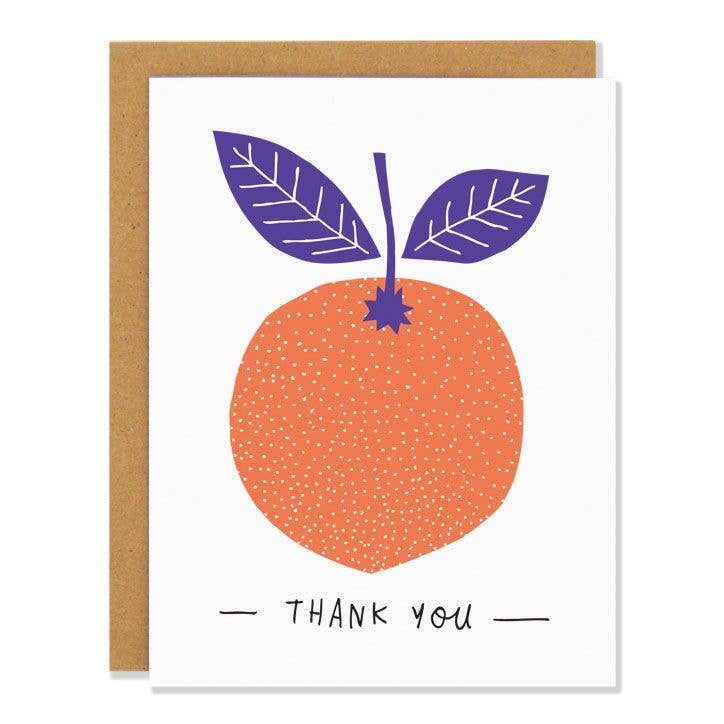 Badger & Burke - Thank You Orange Card
