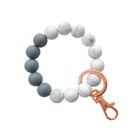 SloaneandBlake - CARRARA Bracelet Key Ring - Grey