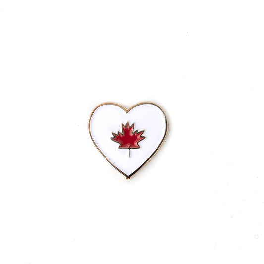 carolyndraws - Canada Heart Enamel Pin