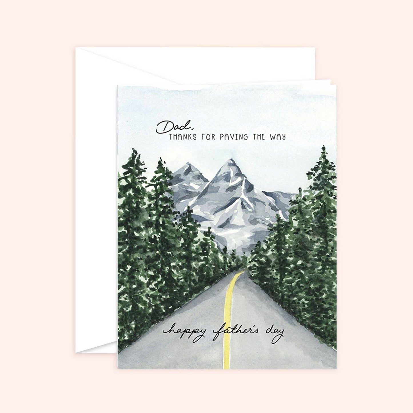Almeida Illustrations - Father's Day Paving the Way Card | PNW Card: Kraft