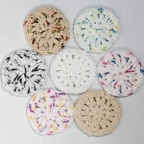 Serenity Soaps - Cotton Face Scrubbies: Confetti