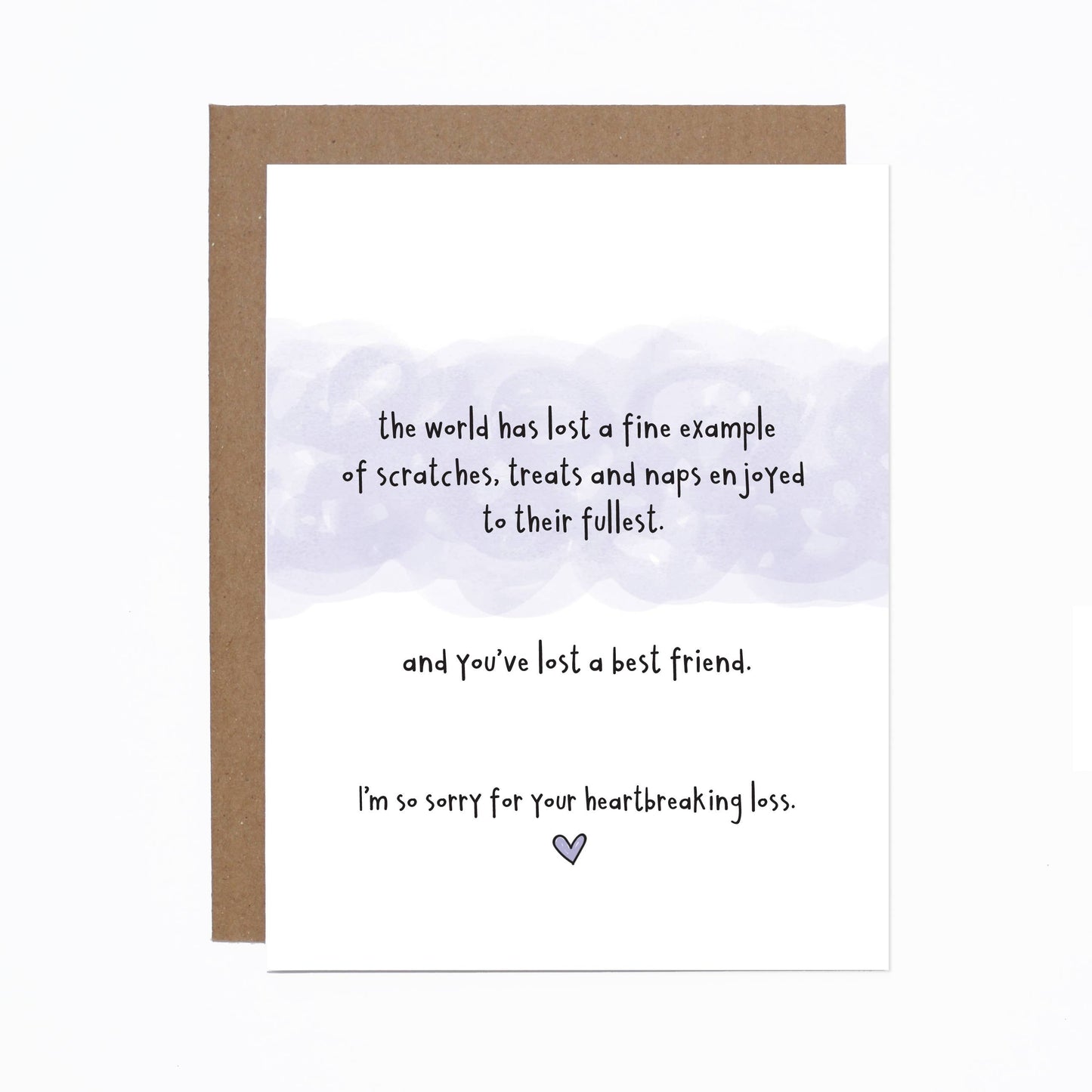 carolyndraws - Pet Loss Sympathy Card