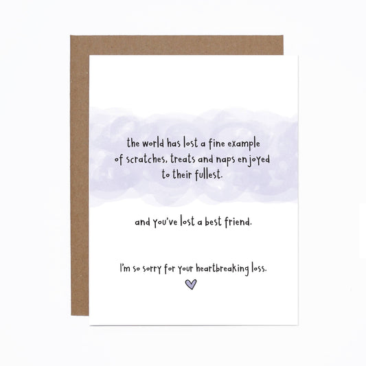 carolyndraws - Pet Loss Sympathy Card