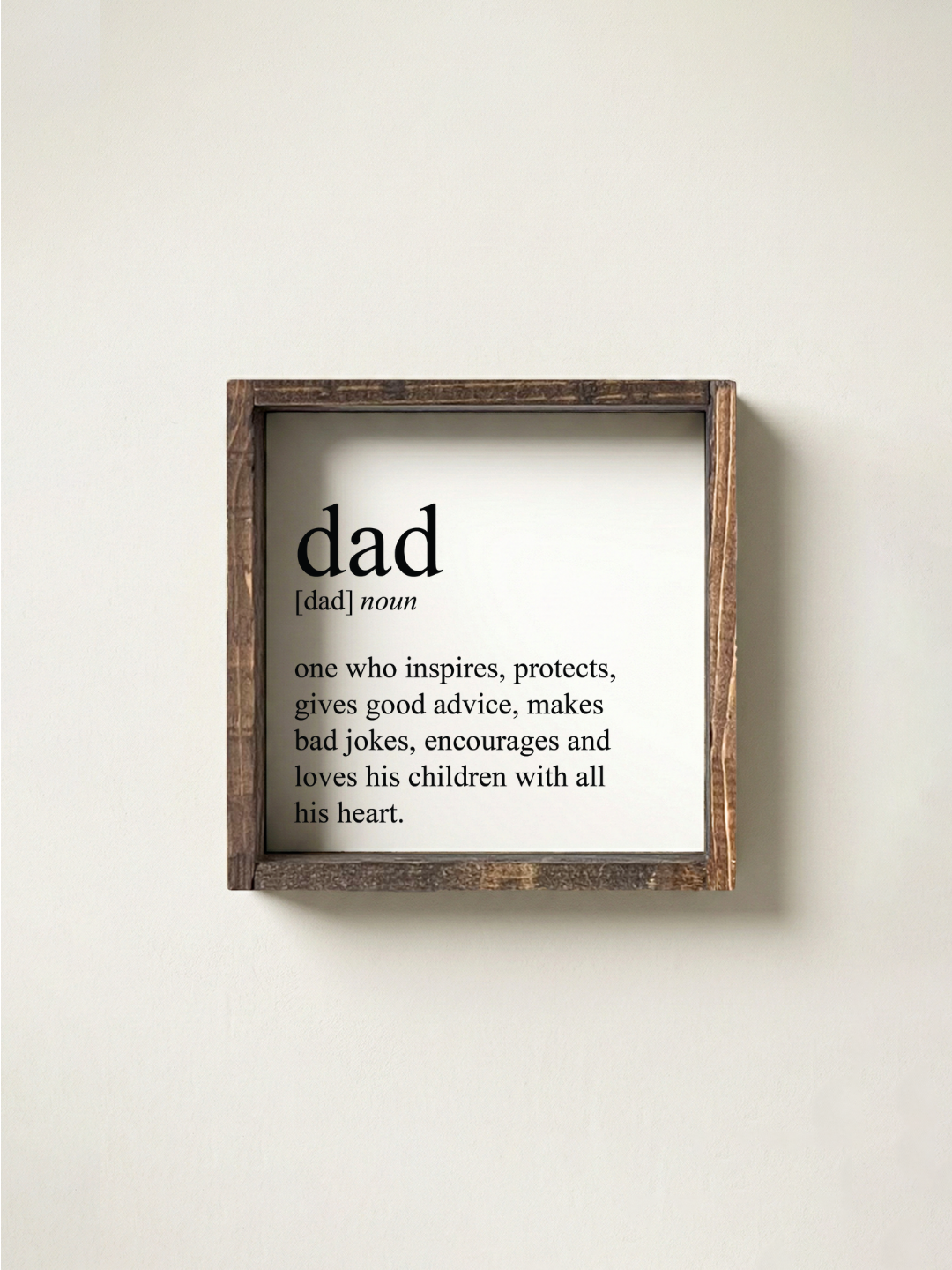Williamraedesigns - Dad Definition Framed Print