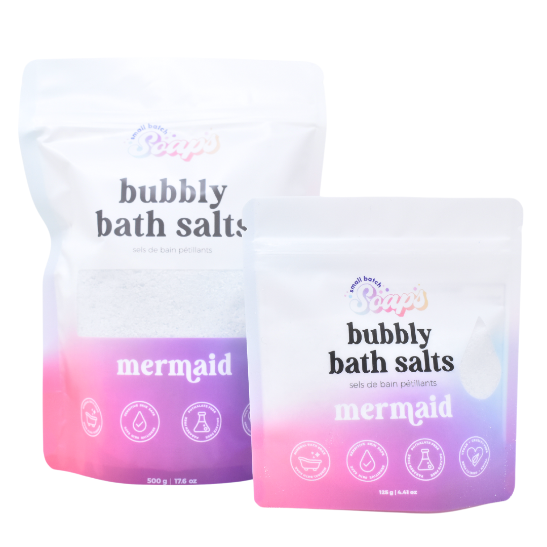 Small Batch Soaps - Mermaid Bubbly Bath Salts: Mini (125 g)