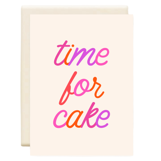 Inkwell Cards - Time for Cake | Birthday Greeting Card