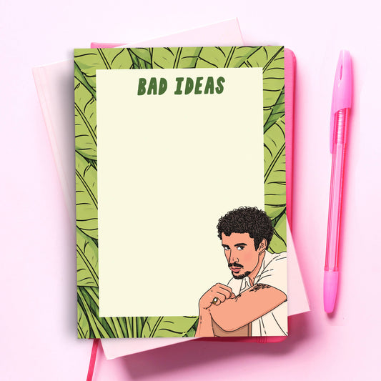 Pop Cult Paper - Bad Ideas Notepad Funny Celebrity Pop Culture To Do List