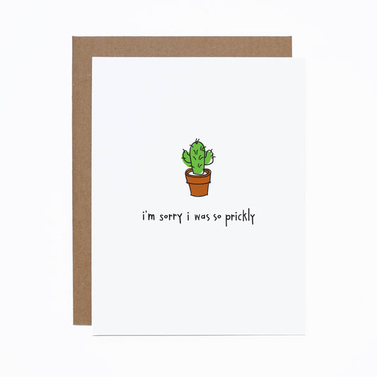 carolyndraws - Sorry Prickly Card