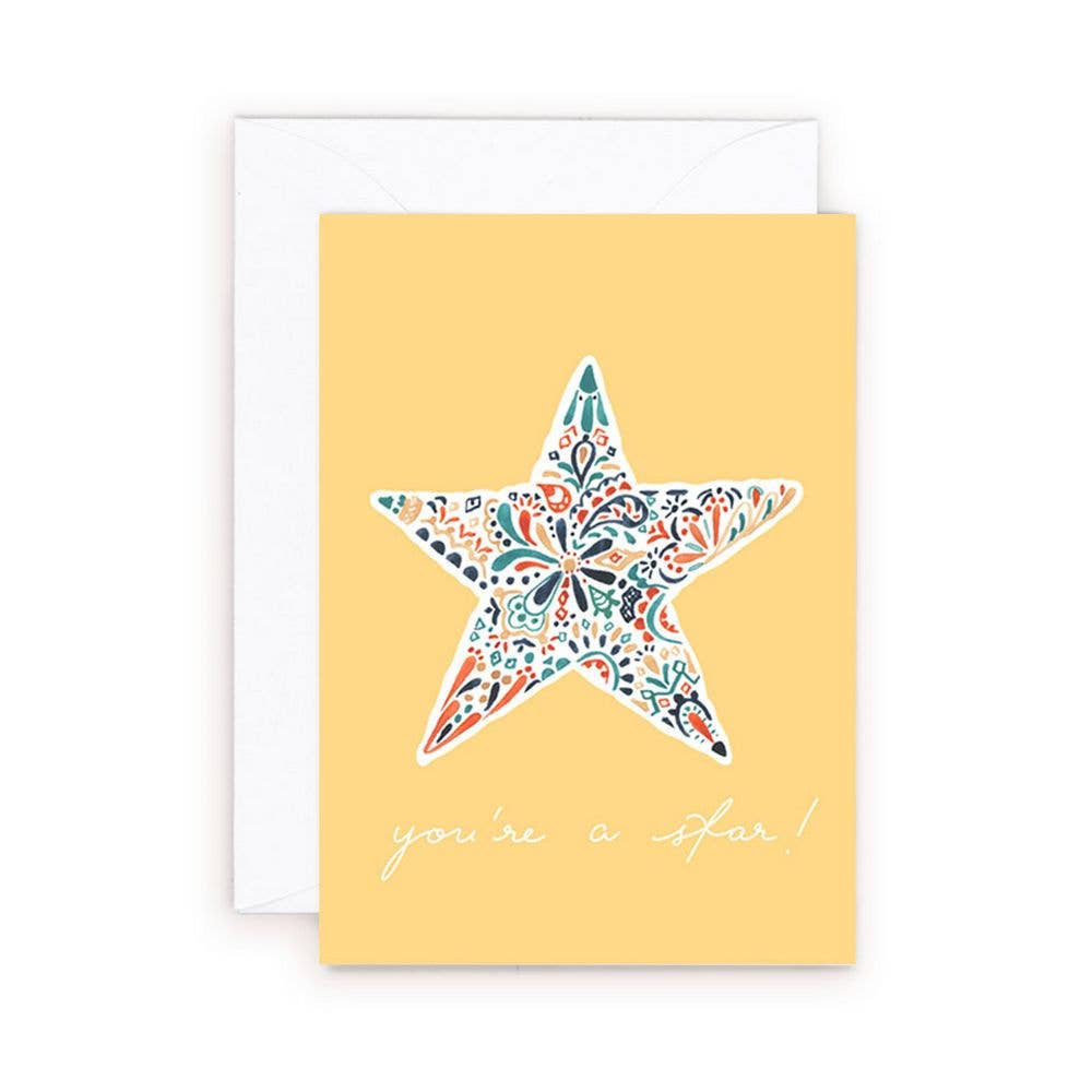 Almeida Illustrations - Mini Card - You're a Star Enclosure Card