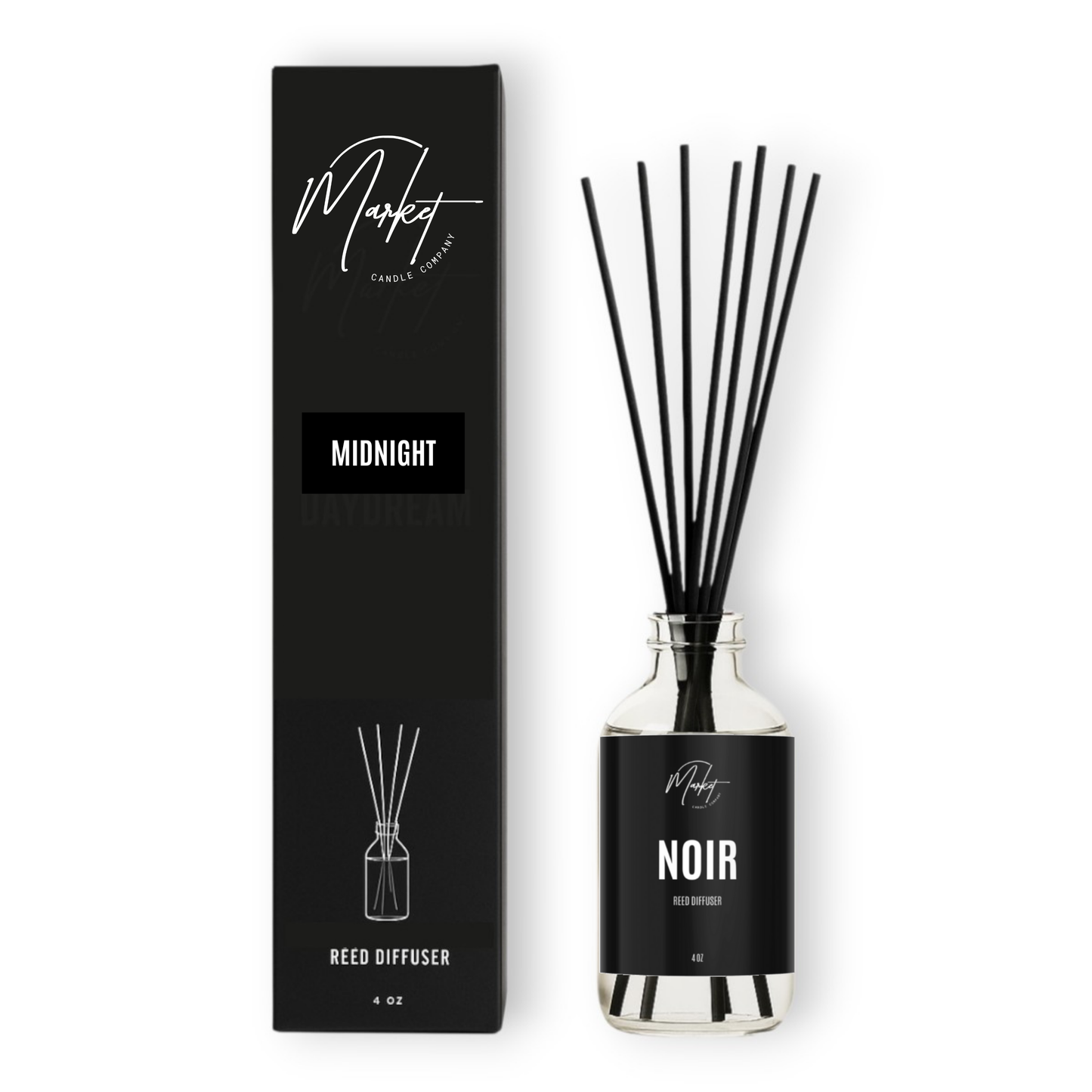 Market Candle Company - NOIR DIFFUSER REEDS