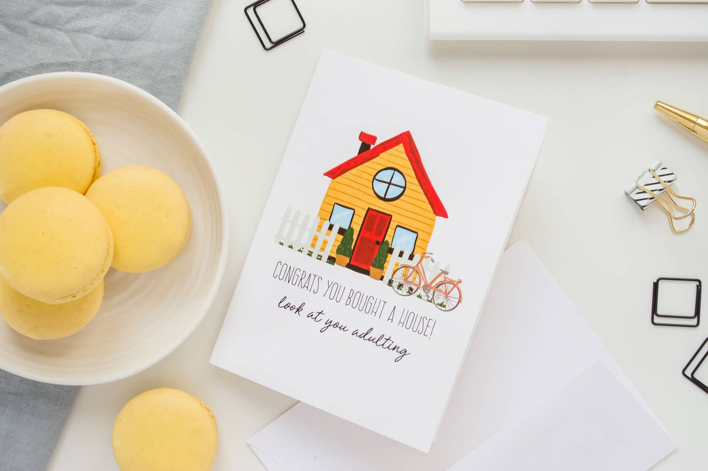 Jaybee Design - Congrats You Bought A Home - Greeting Card