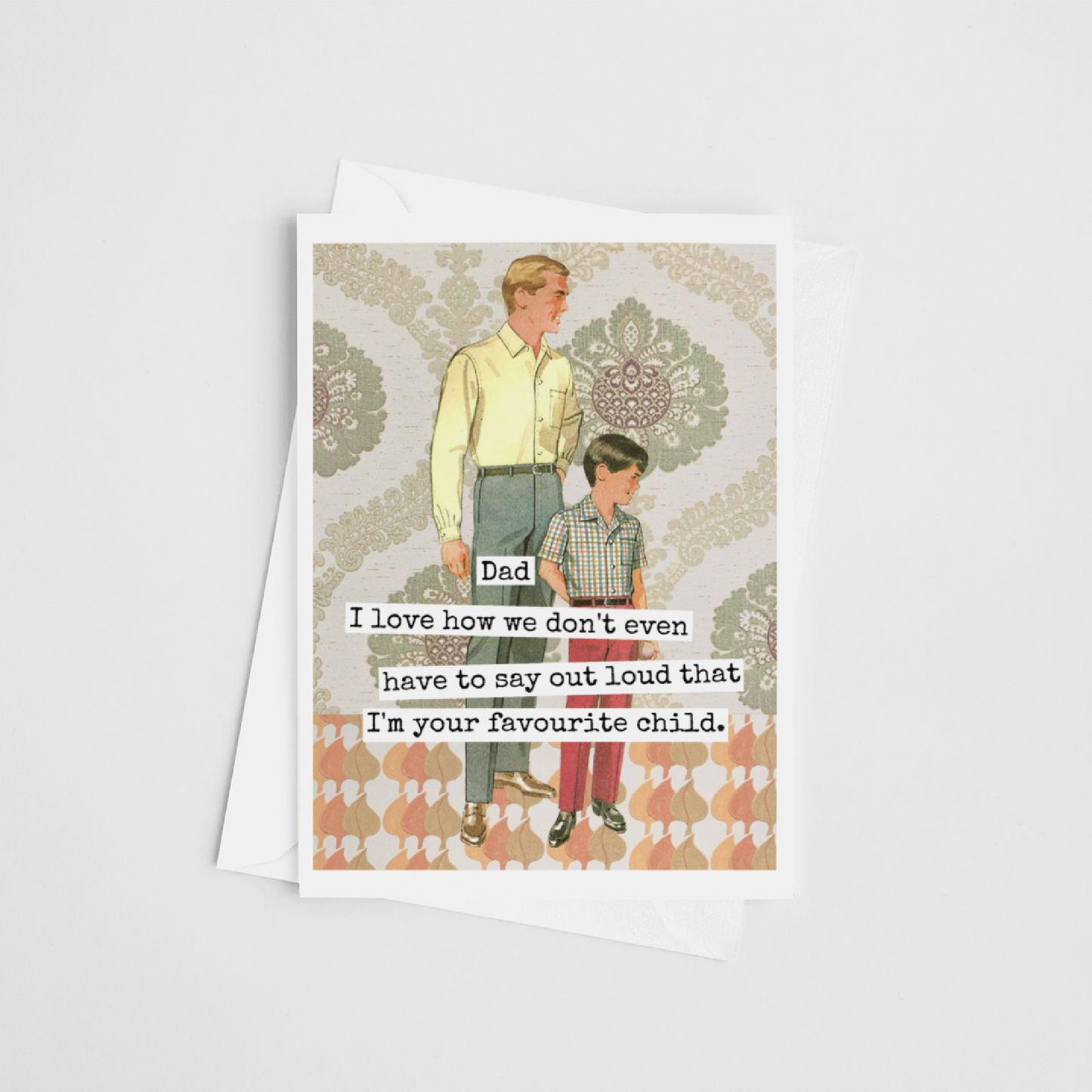 RAVEN'S Rest Studio - Greeting Card. Dad I Love How We Don't Even Have To Say...