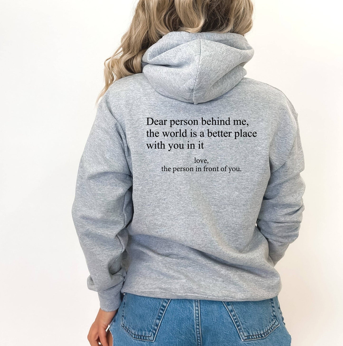 Oakbury Designs - You are enough: Grey Unisex hoodie