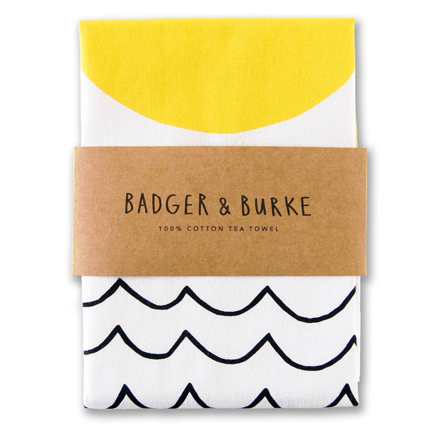 Badger & Burke - Sun and Waves Tea Towel