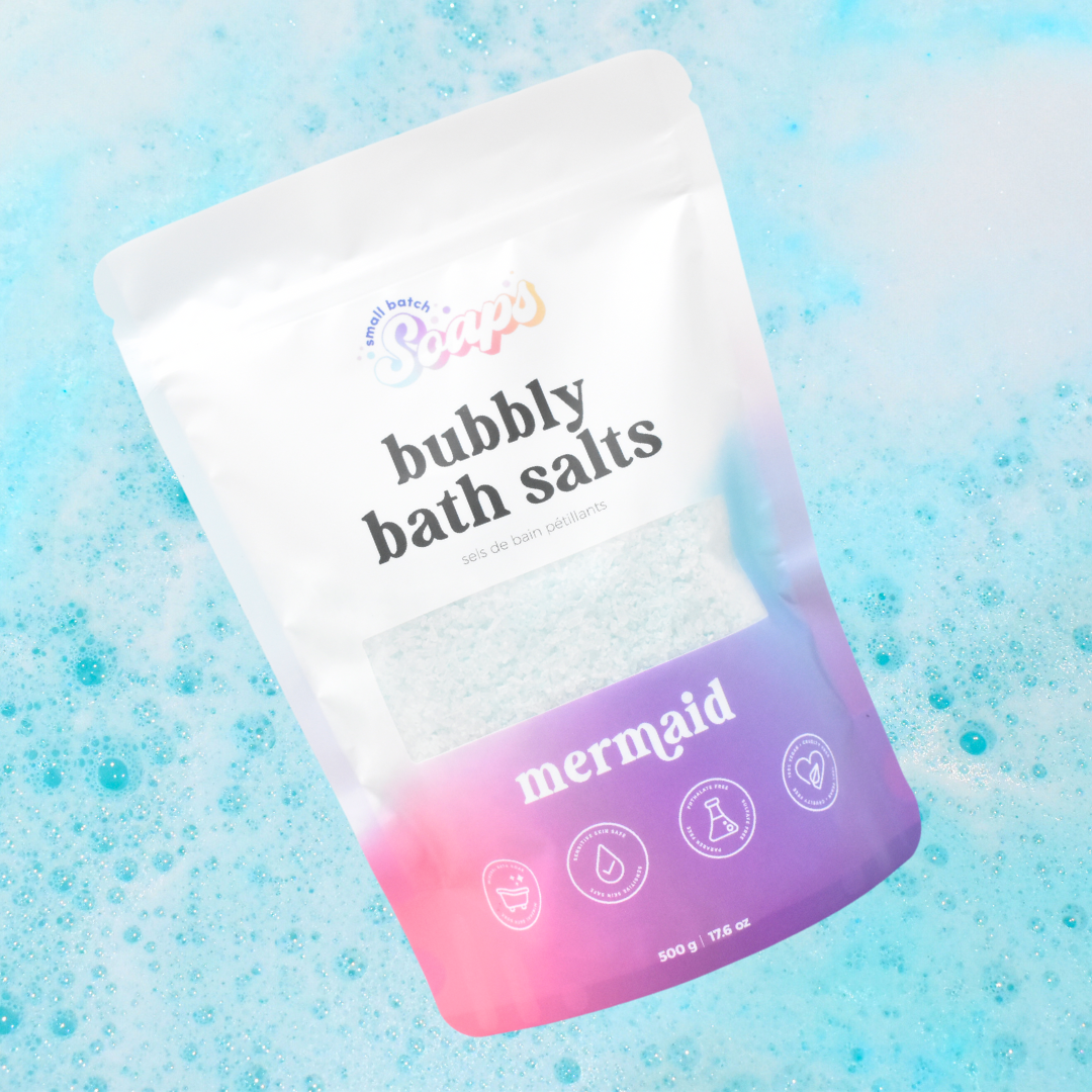 Small Batch Soaps - Mermaid Bubbly Bath Salts: Mini (125 g)