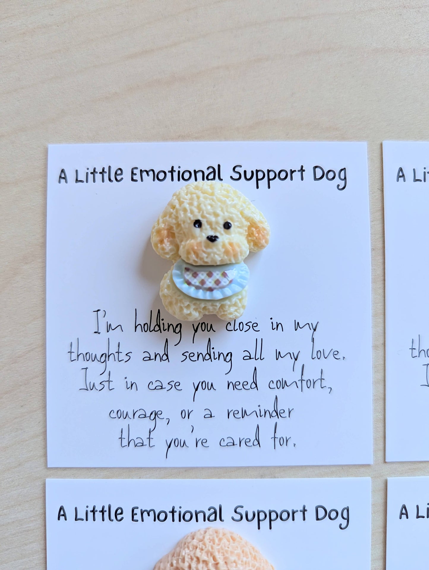 Uplifted Ink - Emotional Support Dog Card Sympathy, Encouragement & Thinkin