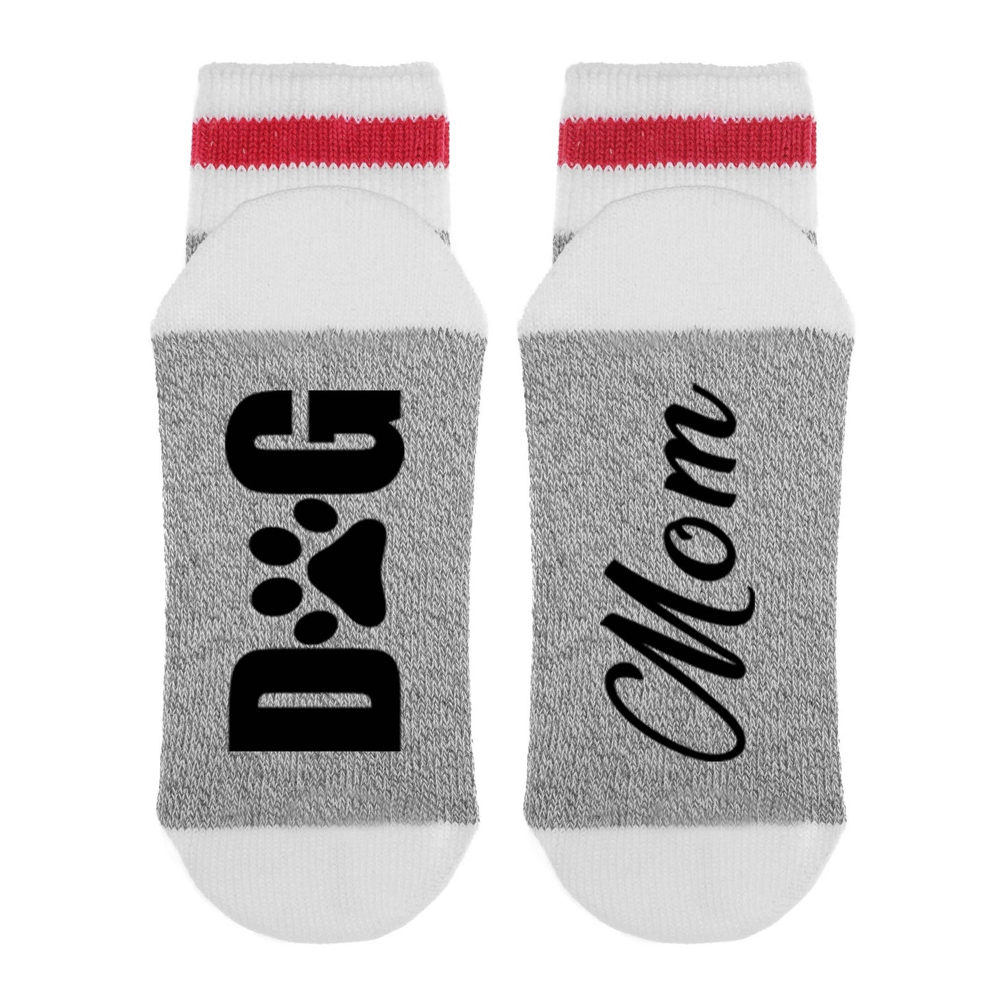 Sock Dirty to Me - Dog Mom - Socks: Matte White