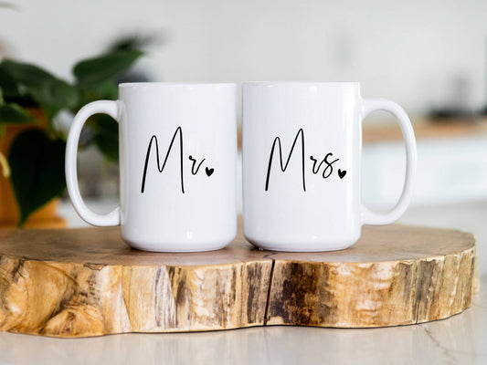 Oakbury Designs - Mr & Mrs Mug Set
