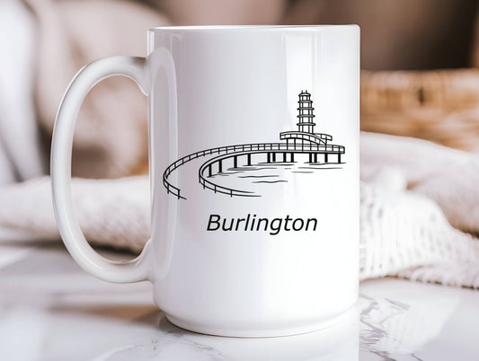 Oakbury Designs - Burlington, Ontario Ceramic Mug: 15oz