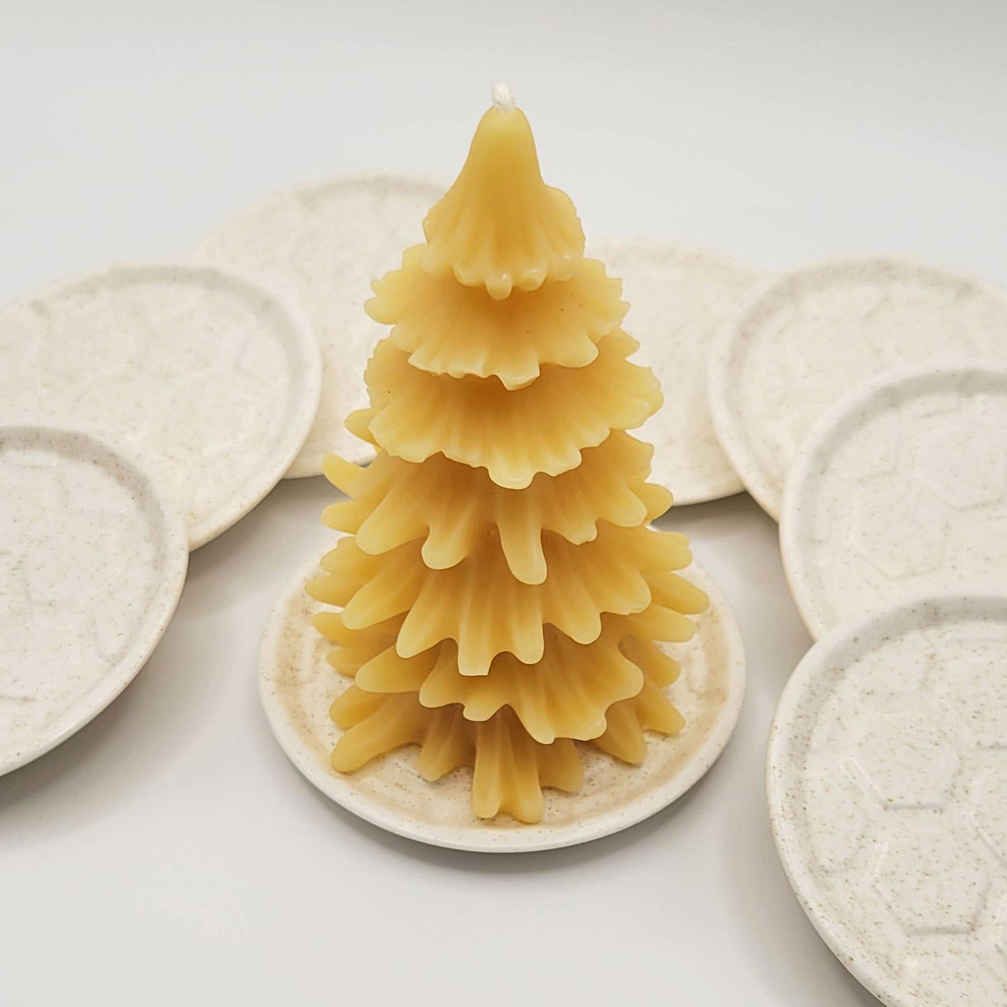 Eastvan bees - Nordic -Hygge-style candle plate