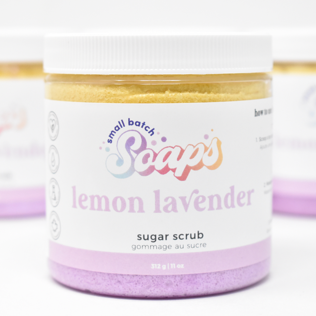 Small Batch Soaps - Lemon Lavender Sugar Scrub