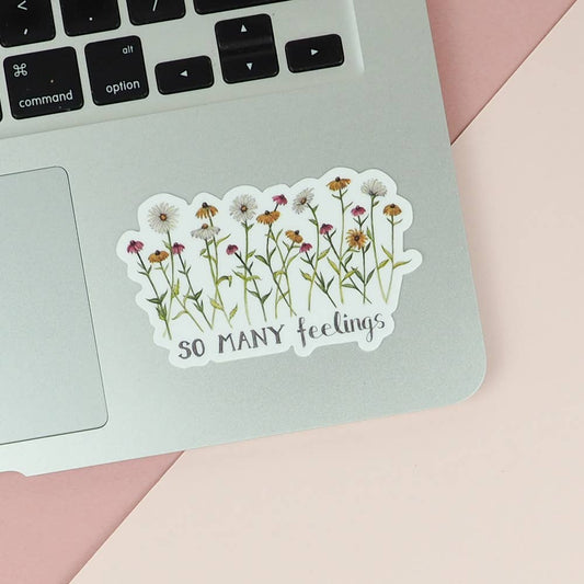 Naughty Florals - So Many Feelings Sticker