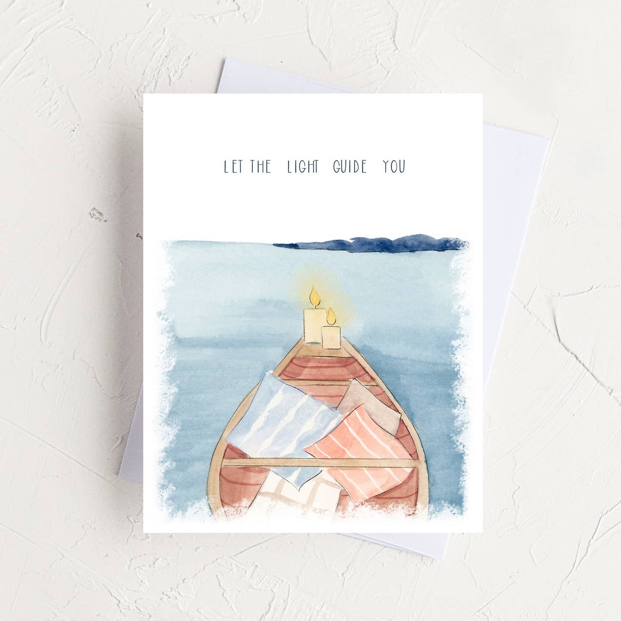 Almeida Illustrations - Let the Light Guide You - Sympathy Greeting Card