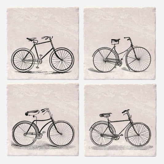Versatile Coasters Canada - Old Timey Bicycle Coasters: 4"x4"