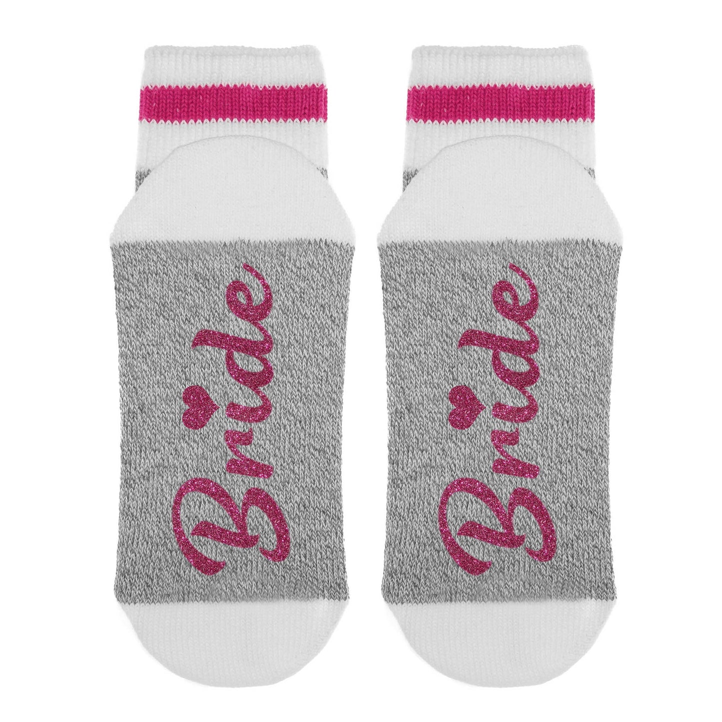 Sock Dirty to Me - Bride To Be - Wedding Socks : Glitter Pink