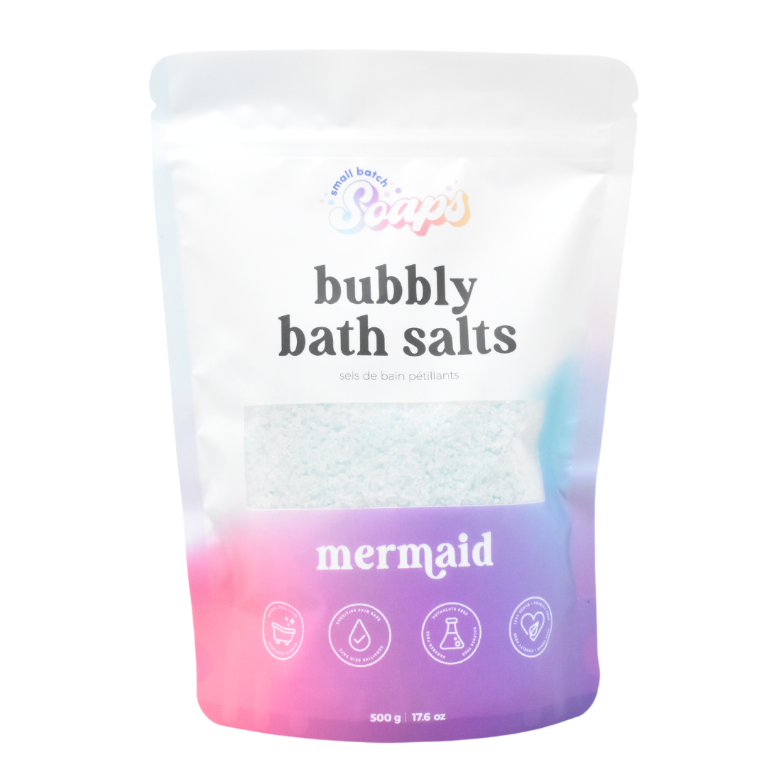 Small Batch Soaps - Mermaid Bubbly Bath Salts: Mini (125 g)